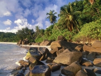  - Anse Takamaka Beach . 